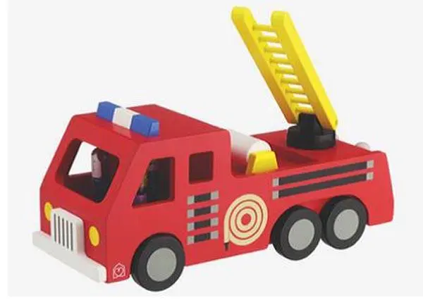 Photo de l’avis officiel: Habitat Fire Engine Toy Jouet en bois — risque: Étouffement