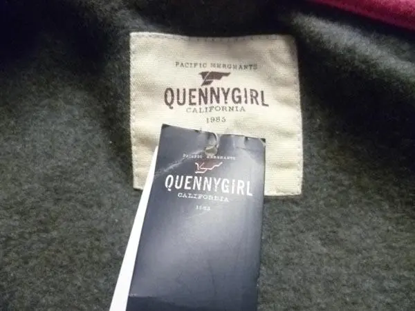 Photo from the official notice: QUENNY GIRL-  California 1985 children’s sweatshirt — strangulation risk