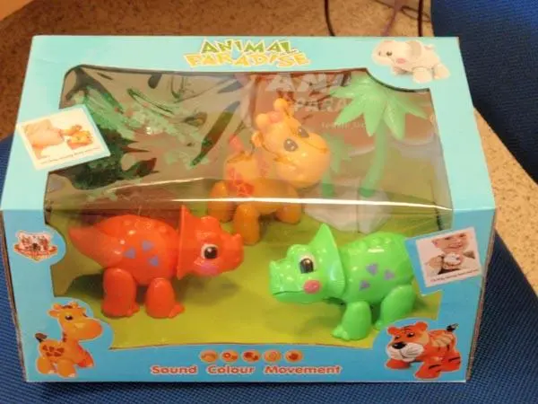 Foto do aviso oficial: Animal Paradise - Funny Toys Animais de brinquedo — risco: Engasgamento