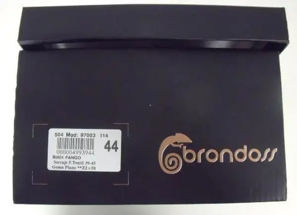 Photo de l’avis officiel: Brondoss Botín Fango Chaussures pour hommes — risque: Risque chimique