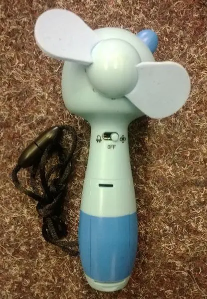 Photo de l’avis officiel: SSYS ANIMAL Mini Fan Ventilateur de jouet — risque: Risque chimique & Étouffement