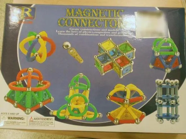Photo de l’avis officiel: KAPAXKO Magnetics Connectors/Magnetic World Jouets magnétiques — risque: Blessures