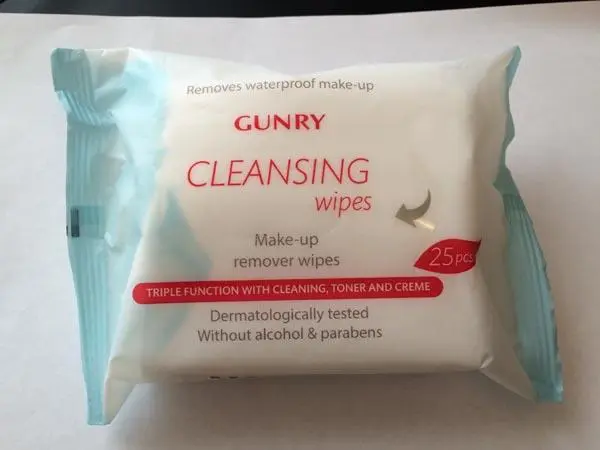 Photo de l’avis officiel: Gunry Cleansing wipes Démaquillant — risque: Risque chimique