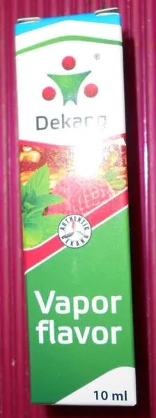 Foto dell’avviso ufficiale: Dekang Vapor flavor - Chocolate Liquido per sigarette elettroniche — rischio: Rischio chimico