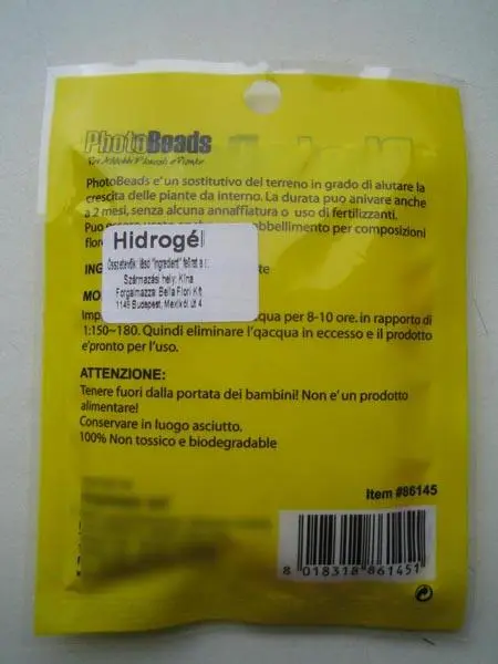 Foto dell’avviso ufficiale: PhotoBeats Per Addobbi Floreali e Piante ( For Flower Arrangements and Plants) Palline di nutrizione delle pia — rischio: Lesioni