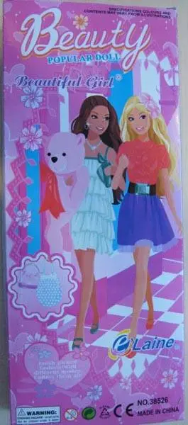 Photo from the official notice: e'Laine / ABABABY Beautiful Girl / Beauty Popular Doll plastic doll set — chemical risk