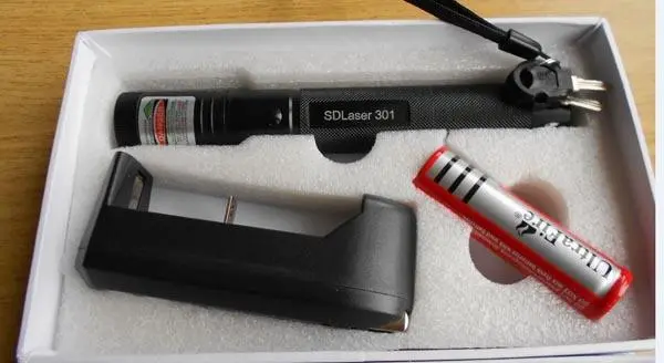 Foto aus der offiziellen Meldung: SDLaser Green Laser Pointer Laserpointer — Risiko: Sehschaden