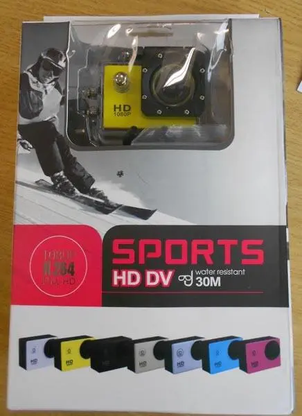 Foto do aviso oficial: Sports HD DV Câmera de vídeo esportiva — risco: Choque elétrico