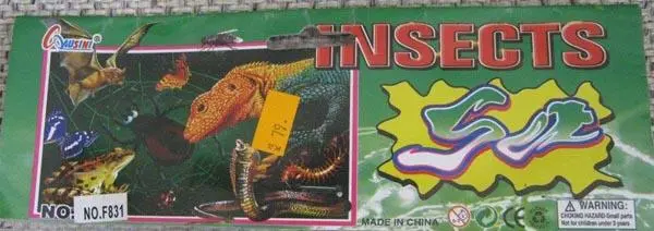 Photo de l’avis officiel: Quasini Insects Jouets en plastique — risque: Risque chimique