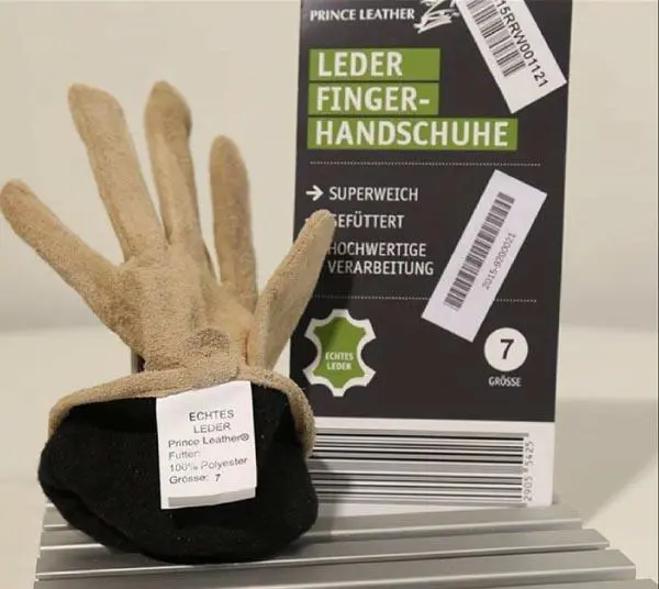 Photo de l’avis officiel: Prince Leather Gants en cuir — risque: Risque chimique