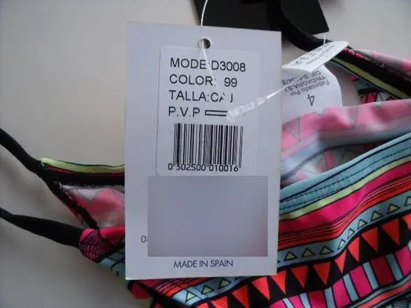 Photo de l’avis officiel: Tridagna Bikinis pour filles — risque: Blessures & Etranglement