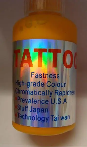 Foto do aviso oficial: Tattoo Fastness High- grade Color Tinta de tatuagem — risco: Químico