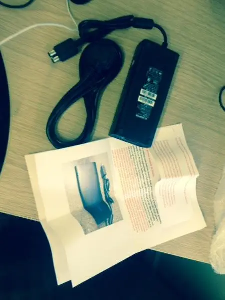 Photo de l’avis officiel: X-360 Slim AC Adapter Alimentation électrique — risque: Choc électrique