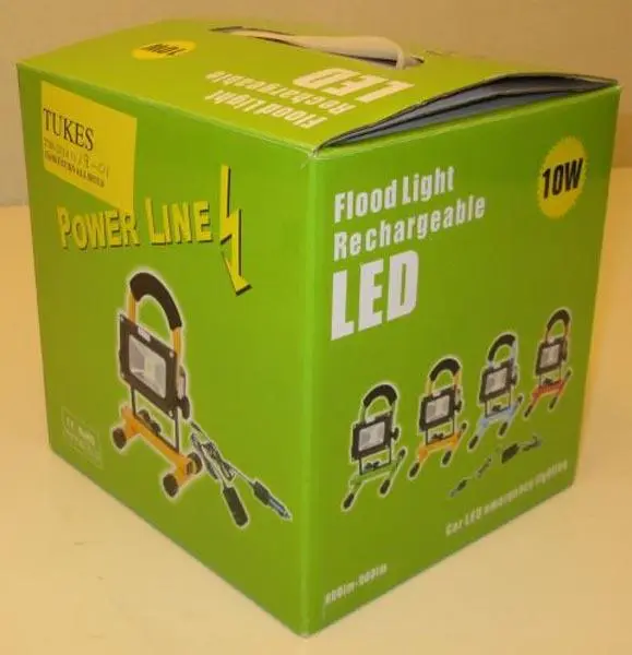 Foto do aviso oficial: Lexxa Rechargeable LED Floodlight Projetor — risco: Choque elétrico
