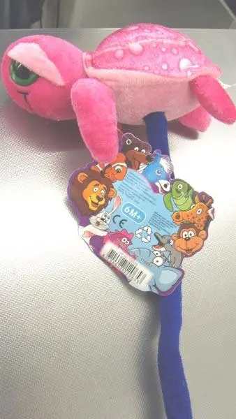 Photo de l’avis officiel: Toi Toys Sweet Little Animal Jouets souples sur un bâton flexible — risque: Étouffement