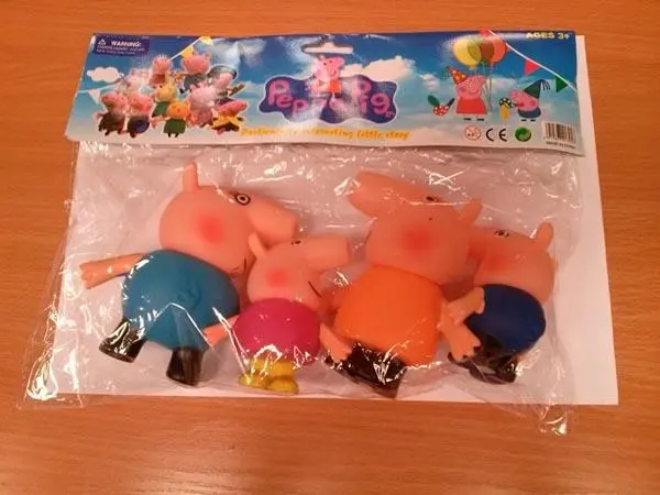 Foto dell’avviso ufficiale: Peppa Pig Giocattoli di plastica — rischio: Rischio chimico