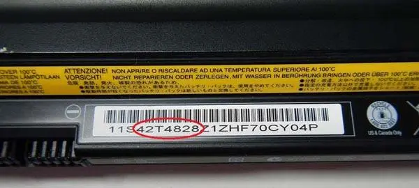 Foto dell’avviso ufficiale: Lenovo ThinkPad Computer portatile — rischio: Incendio