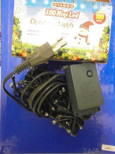 Foto dell’avviso ufficiale: YAGOO 100 Mini Led Christmas Lights Catena di illuminazione — rischio: Scossa elettrica