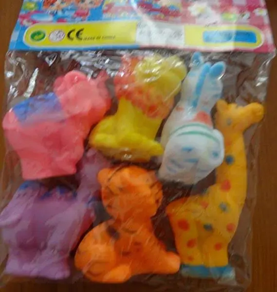Photo de l’avis officiel: Lovely Collection Jouets de bain — risque: Risque chimique & Étouffement (A12/0645/15)