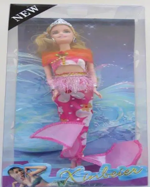 Foto aus der offiziellen Meldung: Samefa 1) Beauty In Marine Trip, 2) Rejoice baby Mermaid, 3) Xinbeier Plastikpuppe — Risiko: Chemikalie