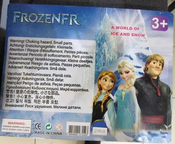 Foto dell’avviso ufficiale: LE WAN JIA FROZENFR Bambole di plastica — rischio: Rischio chimico