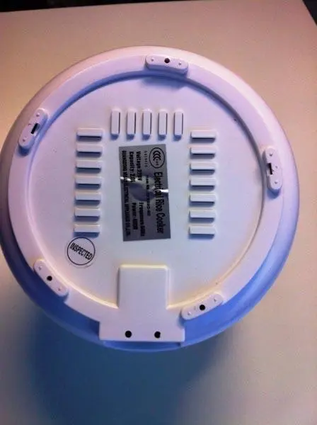 Photo de l’avis officiel: Mibao Deluxe Automatic Rice Cooker Cuiseur à riz — risque: Choc électrique