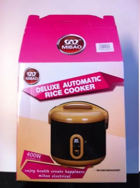 Photo de l’avis officiel: Mibao Deluxe Automatic Rice Cooker Cuiseur à riz — risque: Choc électrique