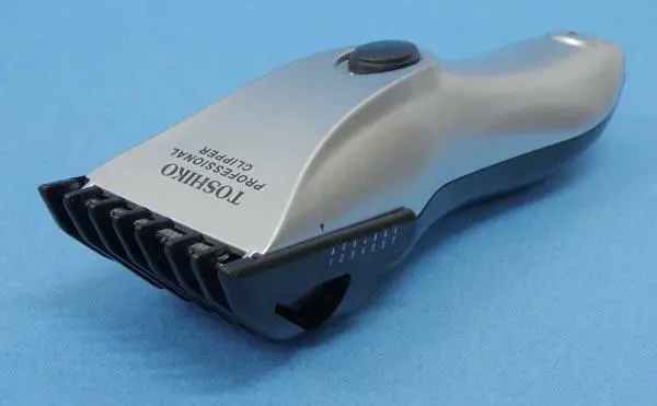 Photo from the official notice: TOSHIKO (on the product), ZOWAEL (on the packaging Professional Clipper (on the product), Rechargeable Profess — electric shock & fire risk