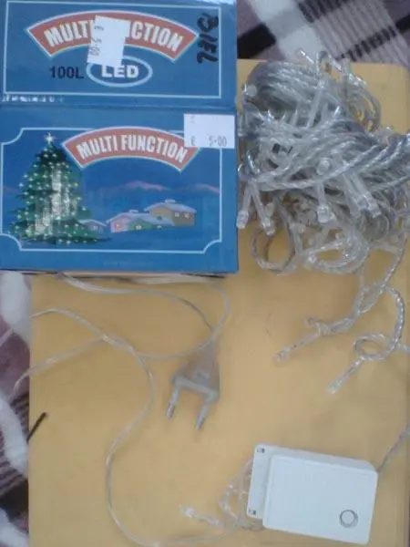 Photo de l’avis officiel: MULTI FUNCTION 100L LED Chaîne d’éclairage — risque: Choc électrique