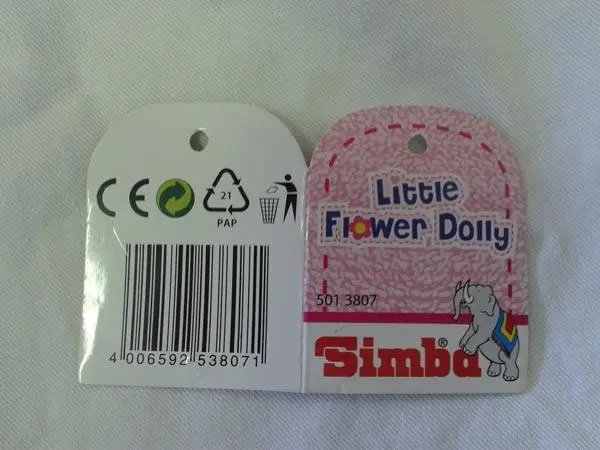 Photo de l’avis officiel: Simba Little Flower Dolly Poupées RAG — risque: Risque chimique