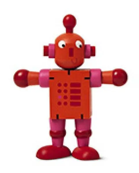 Foto do aviso oficial: Tiger Wood Robot Robô de brinquedo de madeira — risco: Engasgamento