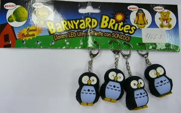 Photo from the official notice: Barnyard Brites key-ring — damage to sight risk