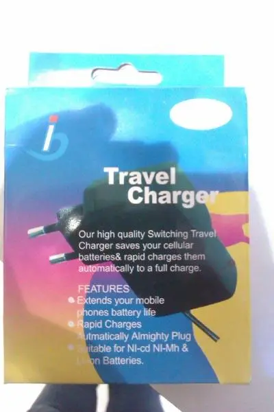 Photo from the official notice: Travel Charger mobile telephone charger — electric shock & fire risk