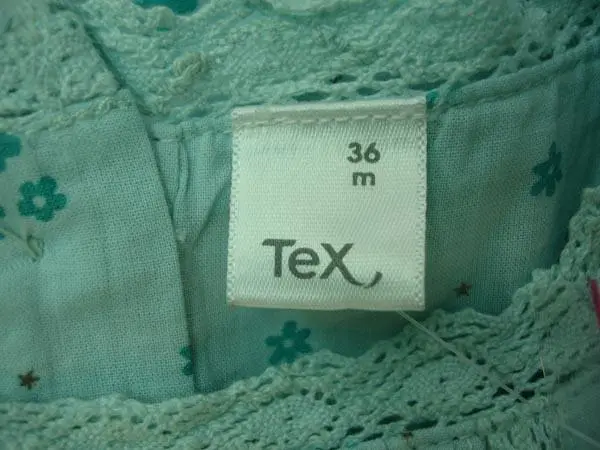 Foto do aviso oficial: BABY TEX Vestido das raparigas — risco: Engasgamento
