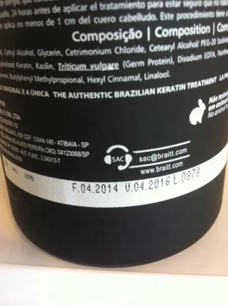 Foto do aviso oficial: INOAR Tratamento Capilar Marroquino (Moroccan Hair Treatment) Produto de tratamento capilar — risco: Químico