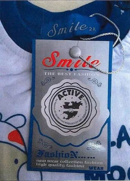 Photo de l’avis officiel: Smile Vêtements de nuit — risque: Risque chimique