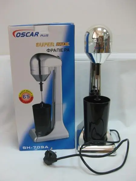 Photo from the official notice: Oscar Plus Drink Mixer — cuts & electric shock risk