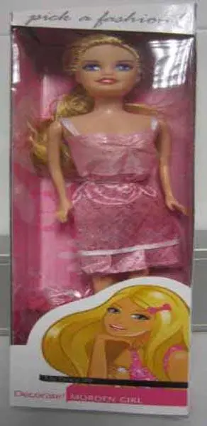 Foto do aviso oficial: 'Morden Girl' and 'Fashion Girl' Bonecas de plástico — risco: Químico