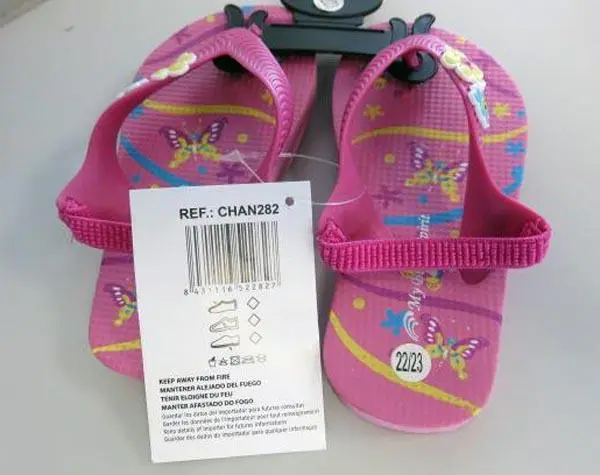 Photo de l’avis officiel: My Beach Spirit Sandales pour enfants — risque: Étouffement