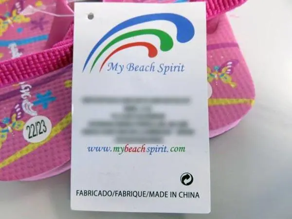 Photo de l’avis officiel: My Beach Spirit Sandales pour enfants — risque: Étouffement