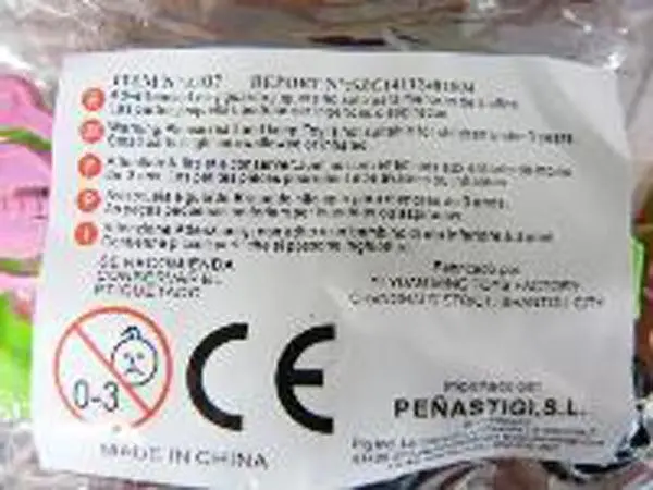 Photo de l’avis officiel: Peñastigi Excavator Jouet en plastique — risque: Étouffement
