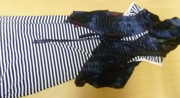 Foto uit de officiële melding: Marions Kinderkleding set — risico: Verwonding