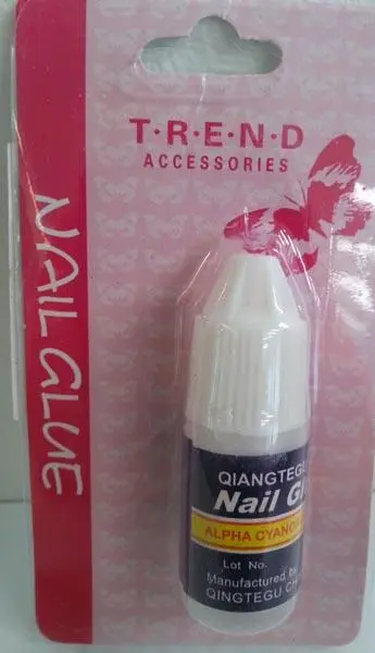 Photo de l’avis officiel: TREND Accessories Qiangtegu Nail Glue Colle à ongles — risque: Risque chimique