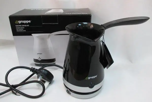 Photo de l’avis officiel: gruppe Cafetière électrique — risque: Brûlures