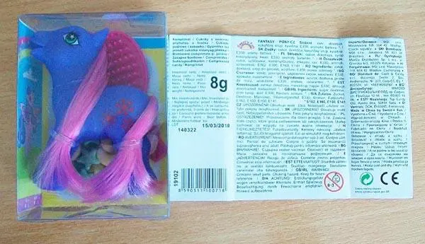 Foto dell’avviso ufficiale: Fantasy Pony Sweet´n Fun Giocattolo con dolci — rischio: Rischio chimico