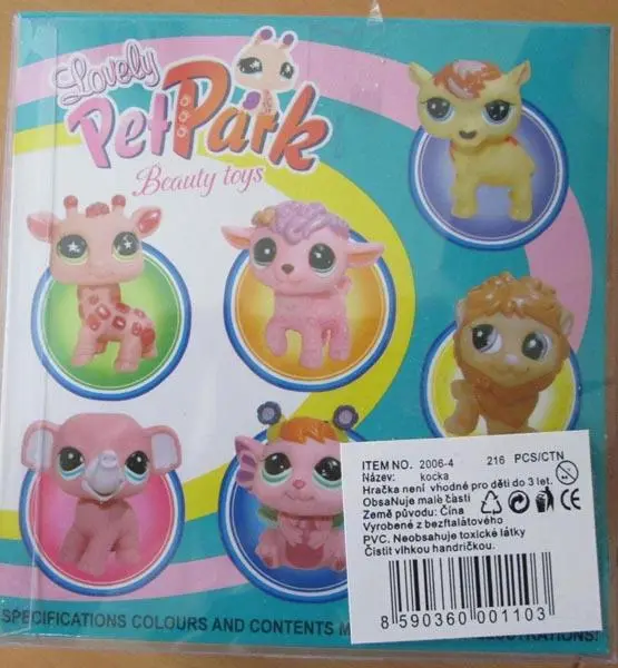 Foto dell’avviso ufficiale: Tian Yuan Toys Lovely PetPark Giocattoli di plastica — rischio: Rischio chimico