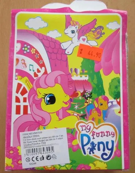 Photo de l’avis officiel: Fun toys ! My funny Pony Ensemble de jouets en plastique — risque: Risque chimique