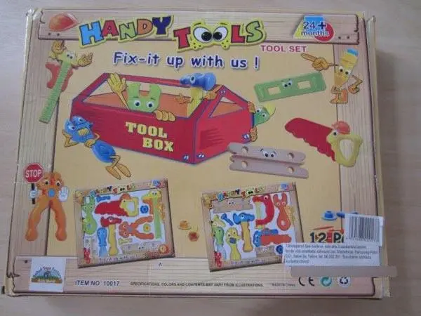 Photo from the official notice: United Toys Factory - Kids World Handy Tools toy tool set — choking risk
