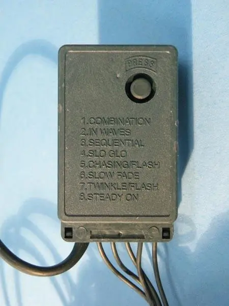 Photo from the official notice: RICE 100 Christmas Light lighting chain — electric shock & fire risk