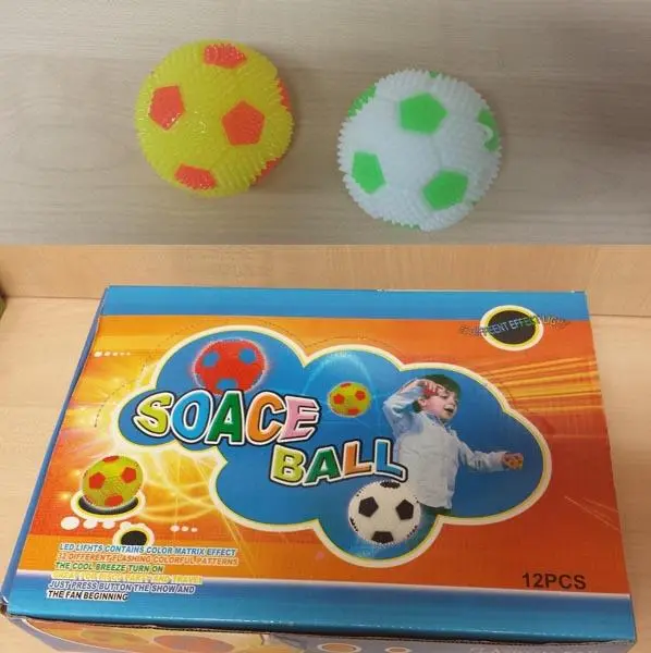 Foto aus der offiziellen Meldung: "Yoyo Animal Puffer Ball" and "SOACE BALLl" Pufferball mit Pfeife — Risiko: Ersticken